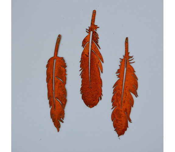 Steel Garden Art - Feather